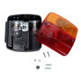 Rebadis Lot 2 Feux arrière de remorque Gauche/Droit, Livré AVEC ampoule et vis, feu rouge orange 4 fonctions