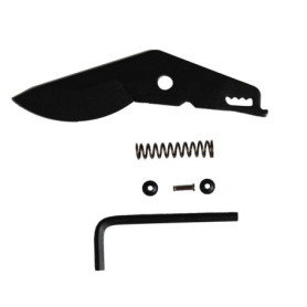 Garden Factory - Lame de Rechange pour Sécateur de Jardin à crémaillère - Ressort - Accessoire de Montage - Lame et Ressort de S