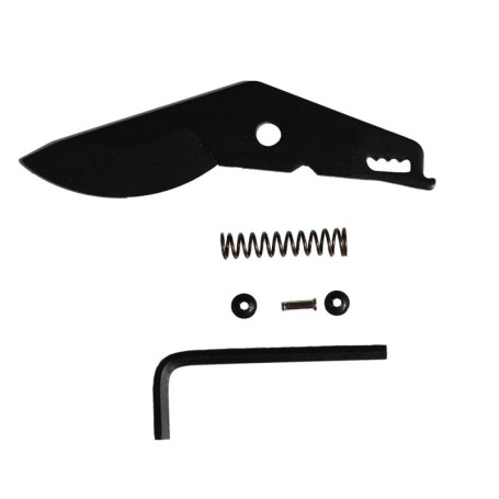 Garden Factory - Lame de Rechange pour Sécateur de Jardin à crémaillère - Ressort - Accessoire de Montage - Lame et Ressort de S