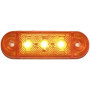 Formplas 10 x LED Feux Gabarit Position Lateral Jaune 12v 24v Remolque Camion Camionette Lampe