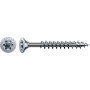 SPAX Tête fraisée 4,5 x 30 filetage complet Torx 20 Wirox argenté avec évaluation