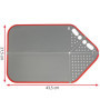 Westmark 62192270 Planche à découper pliable en plastique 3 en 1 Gris/rouge