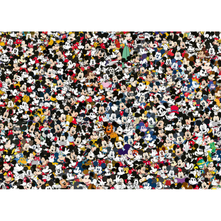 Ravensburger - Puzzle Adulte - Puzzle 1000 pièces - Mickey Mouse (Challenge Puzzle) - Adultes et enfants à partir de 14 ans - Pu
