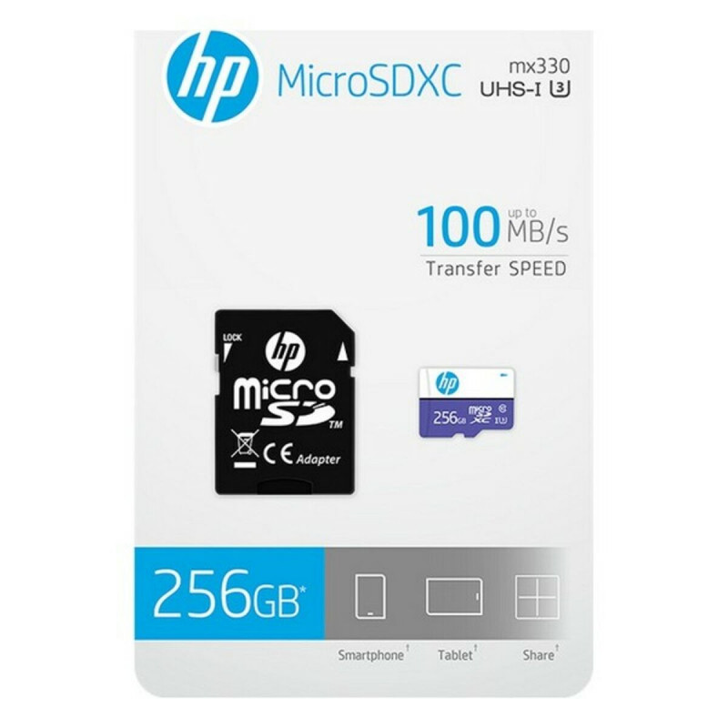 Image secondaire de Carte Mémoire Micro SD avec Adaptateur HP HFUD 256 GB