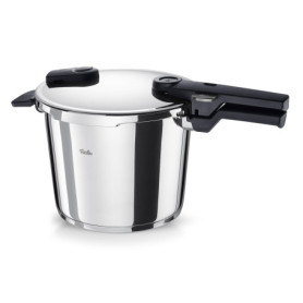 Fissler Vitaquick Autocuiseur (6 l, 22 cm) Marmite À Pression En Acier Inoxydable, 2 Niveaux De Cuisson, Fabrication En Allemagn