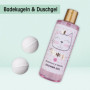 Accentra - Set cadeau Princess Kitty pour filles & femmes - Kit douche 7 pcs avec bain moussant, exfoliant, gel, lotion pour cor