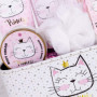 Accentra - Set cadeau Princess Kitty pour filles & femmes - Kit douche 7 pcs avec bain moussant, exfoliant, gel, lotion pour cor