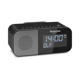 TechniSat Viola CR 1 - Dab+ Radio-réveil avec Chargement sans Fil (Dab, FM, Deux alarmes, Snooze, Mise en Veille, Fonction de Ch