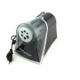 Westcott E-15509 00 iPoint Axis Taille-crayon électrique Arrêt automatique 6 trous de diamètres différents Gris/Noir