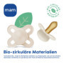 MAM Start Lot de 2 tétines en latex, spécialement conçues pour les nouveau-nés, en matériaux durables et biologiques renouvelabl