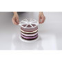 Dr. Oetker Séparateur à gâteau Ø 18 cm, ustensile de cuisine pour couper 6 à 8 morceaux de gâteau identiques, accessoires de pât