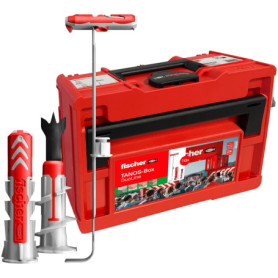 fischer Tanos-Box DuoLine Kit de 713 chevilles de 6 à 10 mm de diamètre, 30 à 80 mm de longueur, DuoPower, DuoTec et DuoBlade po