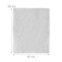 Relaxdays Filtre hotte cuisine, lot de 5, à découper, anti-graisse, non-tissé, 47 x 59 cm, blanc