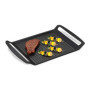Relaxdays Plaque de barbecue, four à gaz et électrique, pour grillades, légumes et poisson; antiadhésive, lxP 23x26cm