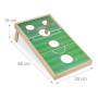 Relaxdays Jeu de Lancer Cornhole, Dimensions : 18 x 29 x 58 cm, 10 Sacs à Lancer, intérieur et extérieur. Multicolore