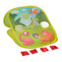 Relaxdays Jeu de Lancer, pour Jeunes Enfants, Motifs de Dinosaures, 4 Sacs à Lancer, intérieur et extérieur. Multicolore