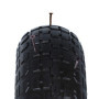 Relaxdays Roue de brouette, 4.00-6, Caoutchouc, Jante en Plastique, increvable, Charge maximale : 100 kg, Noire