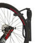 Relaxdays Support vélo Mural en Lot de 6, Charge maximale : 25 kg, Suspension Verticale, métal (Acier), Noir