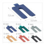 Relaxdays entretoise en Plastique, Lot de 288, Cales de vitrage en 6 Tailles, espaceurs, 1-6 mm, différentes Couleurs