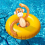 Relaxdays Singe Gonflable, Lot de 2, Accessoire décoratif, Anniversaire, Carnaval, Animal Piscine, pour l’été, Marron