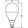 OSRAM Ampoule LED | Culot: E14 | Blanc chaud | 2700 K | 4.9 W | équivalent à 40 W | LED Retrofit RGBW avec télécommande