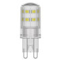 OSRAM Lampe LED PIN dimmable avec culot G9, blanc chaud (2700K), 350 lumens, verre clair, paquet individuel