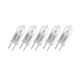 Osram Halostar Starlite 64415 S Lot de 5 ampoules halogènes à culot à broches à intensité variable 10 W 12 V G4 Blanc chaud 2800