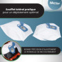 McFilter | 20 sacs à poussière adaptés à l'aspirateur Rowenta Power XXL RO3143EA, RO3950, RO6432EA Compact Power, ZR200520, ZR20