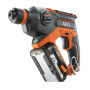 AEG - Pack 3 outils : Perceuse à percussion 18V, Perforateur brushless 18V, Meuleuse 125 mm Brushless 18V, 2 batteries 4,0 Ah, c