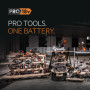 AEG - Pack 3 outils : Perceuse à percussion 18V, Perforateur brushless 18V, Meuleuse 125 mm Brushless 18V, 2 batteries 4,0 Ah, c