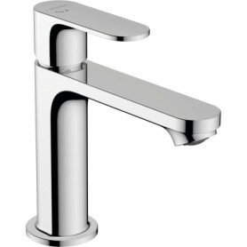 hansgrohe Rebris S - Mitigeur de lavabo avec tirette et vidage, économie d'énergie (CoolStart), Robinet de salle de bain avec ha