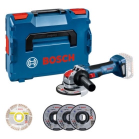 Bosch Professional 18V System meuleuse angulaire sans-fil GWX 18V-7 (disque Ø 125 mm, puissance 700 W, avec interface X-LOCK, se