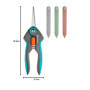 Gardena Set FreshCut: Ciseaux de cueillette en INOX pour Une Coupe précise des Herbes, des Baies ou des Fleurs, Lame de 47 mm, C