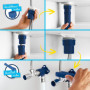 GROHE Start Mitigeur Monocommande Evier, Robinet de Cuisine (Bec Bas, Rotation 140°, Installation Facile avec GROHE QuickMount),