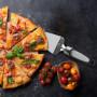 ZMREN Pelle à Tarte en Acier Inoxydable, Pelle à Pizza Couteau à Gâteau, Couteau à pizza