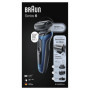 Braun Series 6 61-B4500cs Rasoir Électrique Pour Homme Avec Accessoire Tondeuse À Barbe EasyClick, Base De Recharge, SensoFlex, 