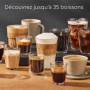SIEMENS, machine à café à grain entièrement automatique, EQ700, écran iSelect, coffeeWorld, avec Cold Brew et Slow Brew, cappucc