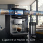 SIEMENS, machine à café à grain entièrement automatique, EQ700, écran iSelect, coffeeWorld, avec Cold Brew et Slow Brew, cappucc