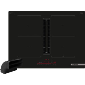 Bosch PVQ711HGA7 Série 6 Plaque de cuisson à induction, intelligente, avec hotte aspirante, 70 cm de large, avec canal plat L, f
