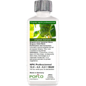 Engrais pour bananier Musa Engrais HIGHTECH Fertilisation des bananiers (250ml)