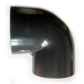 Adrenalin-Fishing Coude en PVC U 50 mm - Angle de raccordement à 90° - Classe de pression PN 10 = 10 bar selon DIN 8063 - Avec 2