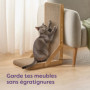 Griffoir pour Chat Grand 68 cm - Griffoir pour Le Soin des Griffes - Jusqu'à 2 Ans de Plaisir - Montage Facile - Protection pour