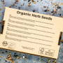 Set de graines d'herbes aromatiques BIO, graines résistantes aux graines, herbes de cuisine et de jardin, set de 12 variétés de 