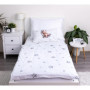 Theonoi Parure de lit complète pour enfant - Housse de couette 100 x 135 cm et taie d'oreiller 40 x 60 cm - En coton - Certifié 