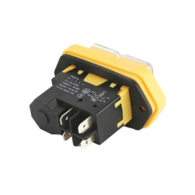 TradeShop Interrupteur marchearrêt, interrupteur principal, interrupteur d'appareilbouton poussoir CK21 16 A 250 V avec 4 contac