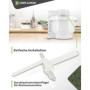 DEKAROX Lames de sculpteur pour robot de cuisine MUM ProfiMixx Bosch Siemens 00091027 - En plastique blanc - 166 x 79 x 31 mm - 