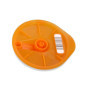 DEKAROX Disque de nettoyage TDisc 68 mm de diamètre pour machine à café Tassimo Bosch 576837 17001491 Orange