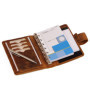ALMADIH agenda personnel format A7 en cuir, calendrier 2025 + bloc-notes, marron vintage – Portefolio Porte documents Chemise de