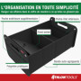 ATHLON TOOLS Sac de coffre pliable – Organiseur de coffre de voiture – Renforcé et stable – Avec patins antidérapants