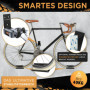 CYCLISTAR Support Mural pour vélo jusqu'à 40kg - Support Mural Robuste pour VTT, vélo de Route, e-Bike - Support Mural pour péda